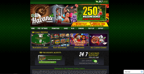 Old Havana Casino Homepage